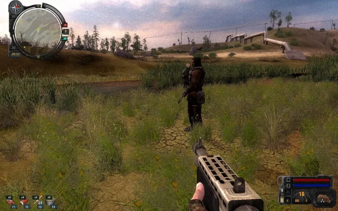Сталкер: Call of Pripyat - Aliens Time - Затон — скриншот 5
