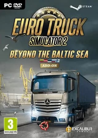 Обложка Euro Truck Simulator 2 - Beyond the Baltic Sea