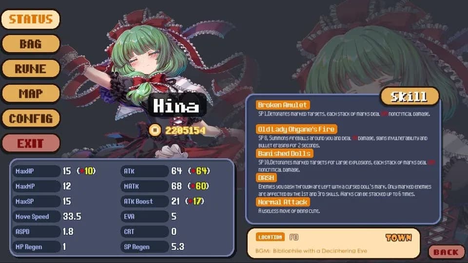 Touhou Blooming Chaos 2 — скриншот 3