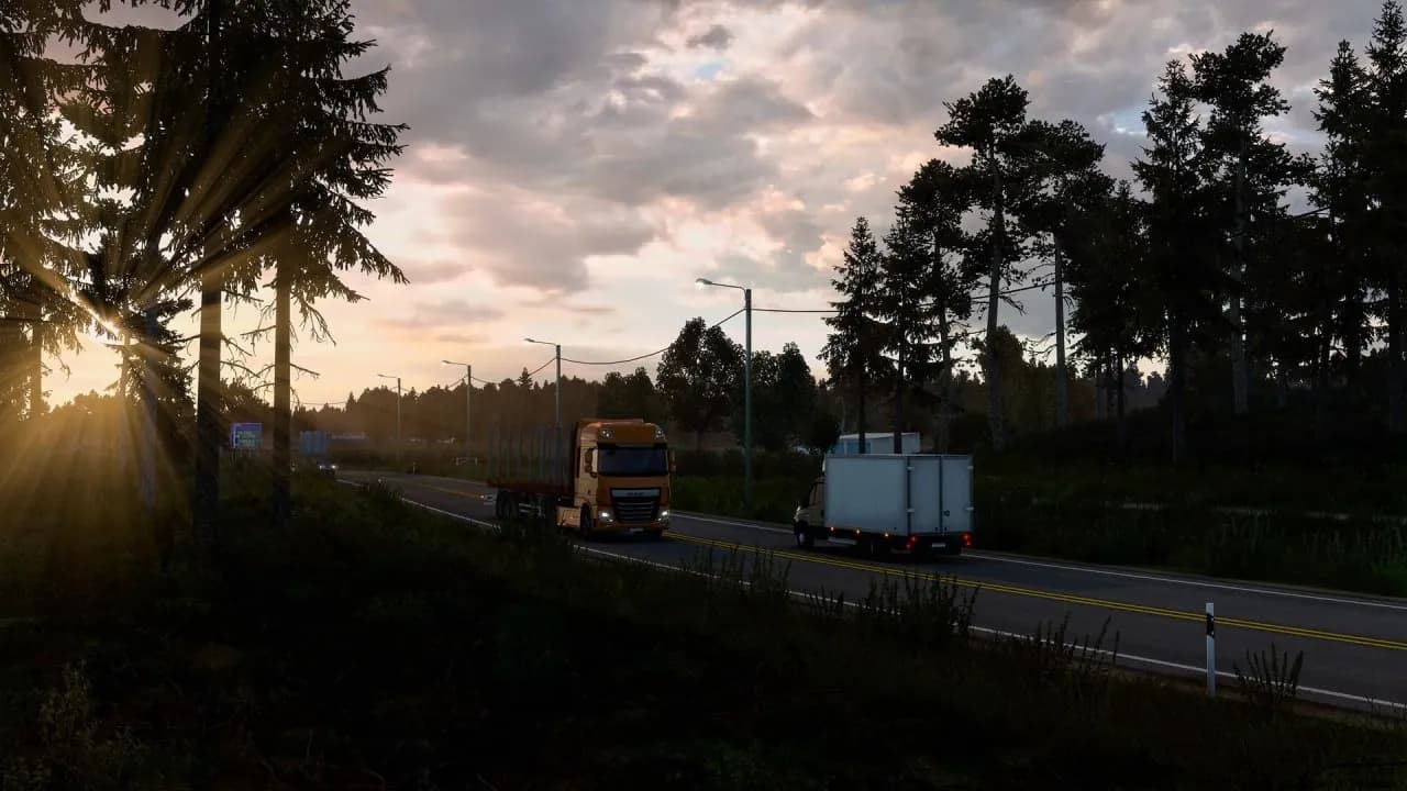 Euro Truck Simulator 2 - Beyond the Baltic Sea — скриншот 12