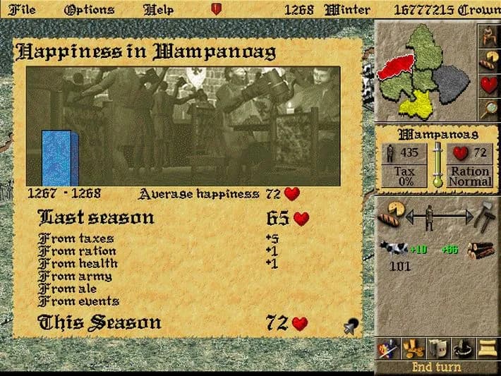 Lords of the Realm 2 — скриншот 1
