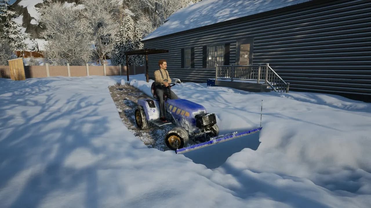 Snow Plowing Simulator — скриншот 2