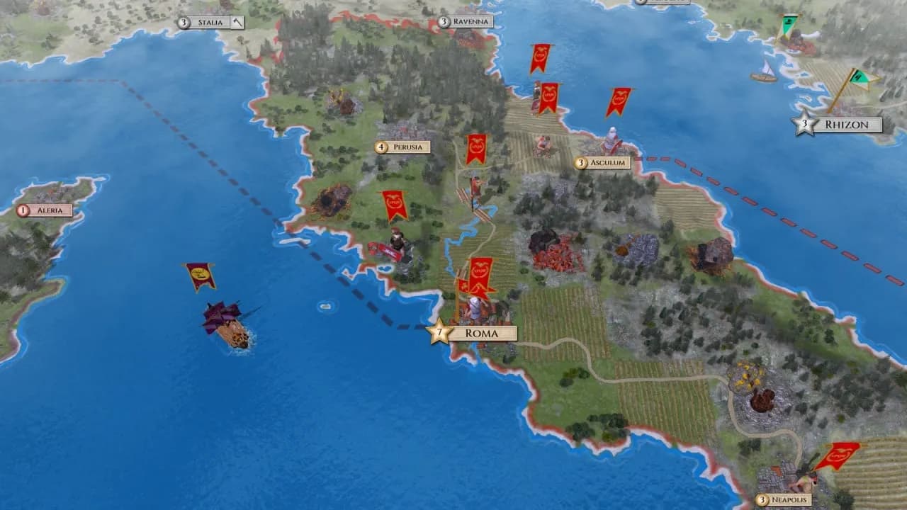 Aggressors: Ancient Rome — скриншот 1