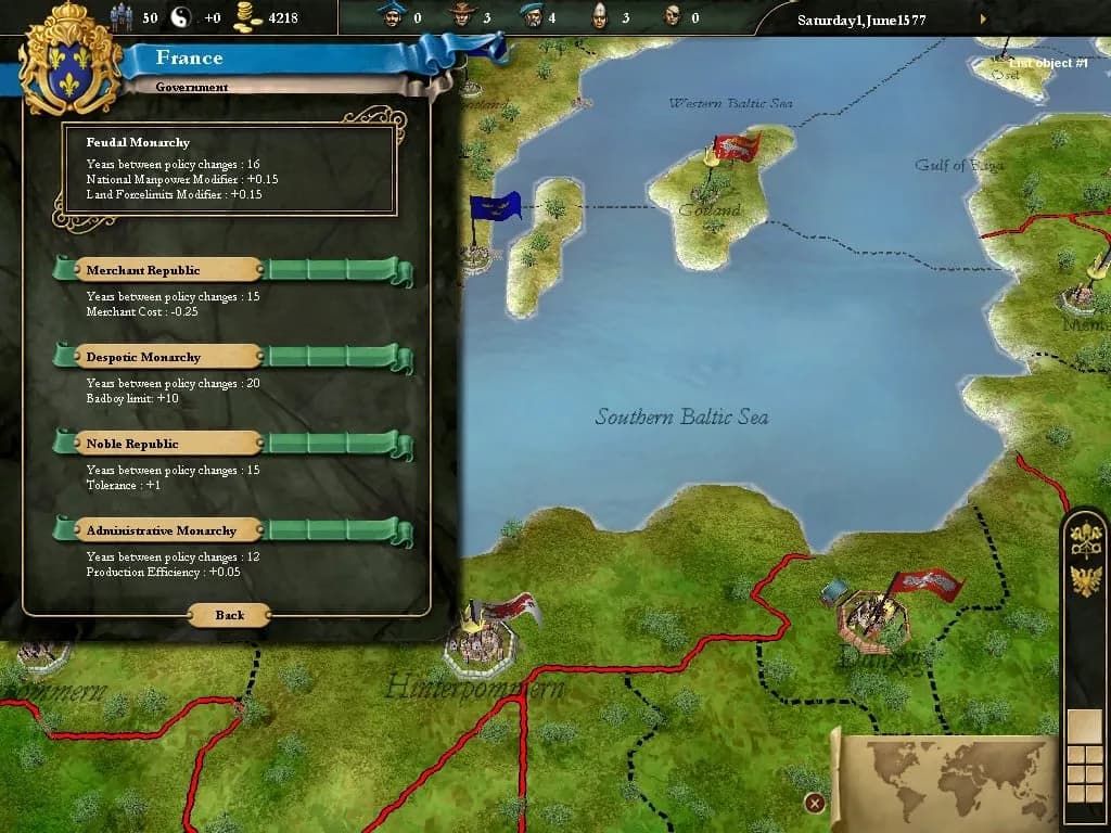 Europa Universalis 3 Complete — скриншот 4