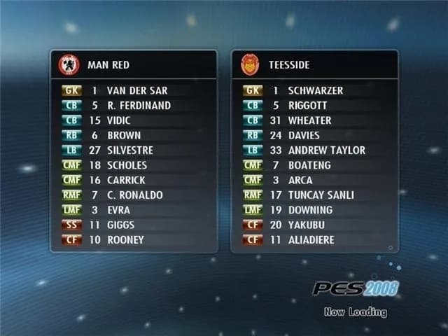 PES 2008 — скриншот 3