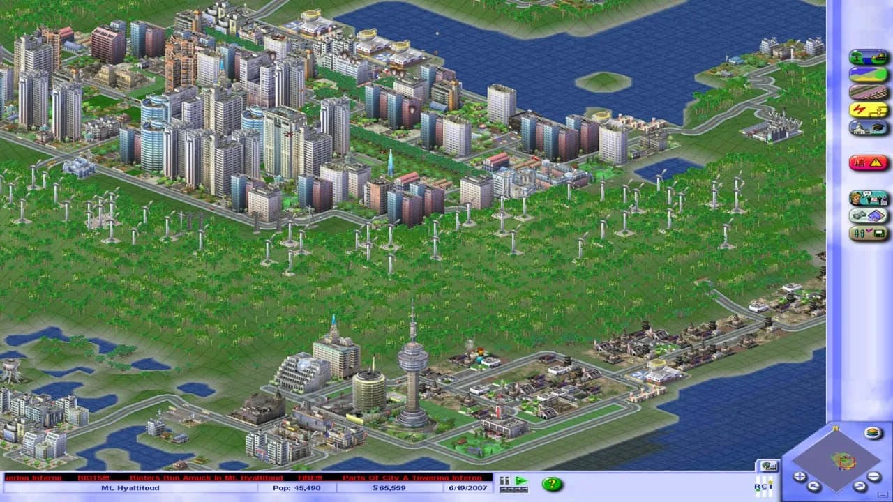 SimCity 3000 — скриншот 5