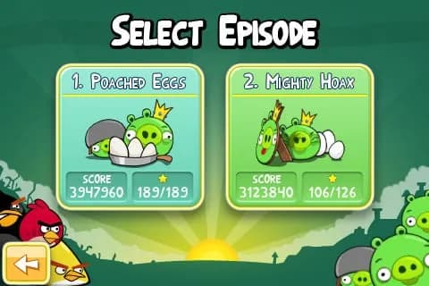 Angry Birds — скриншот 2