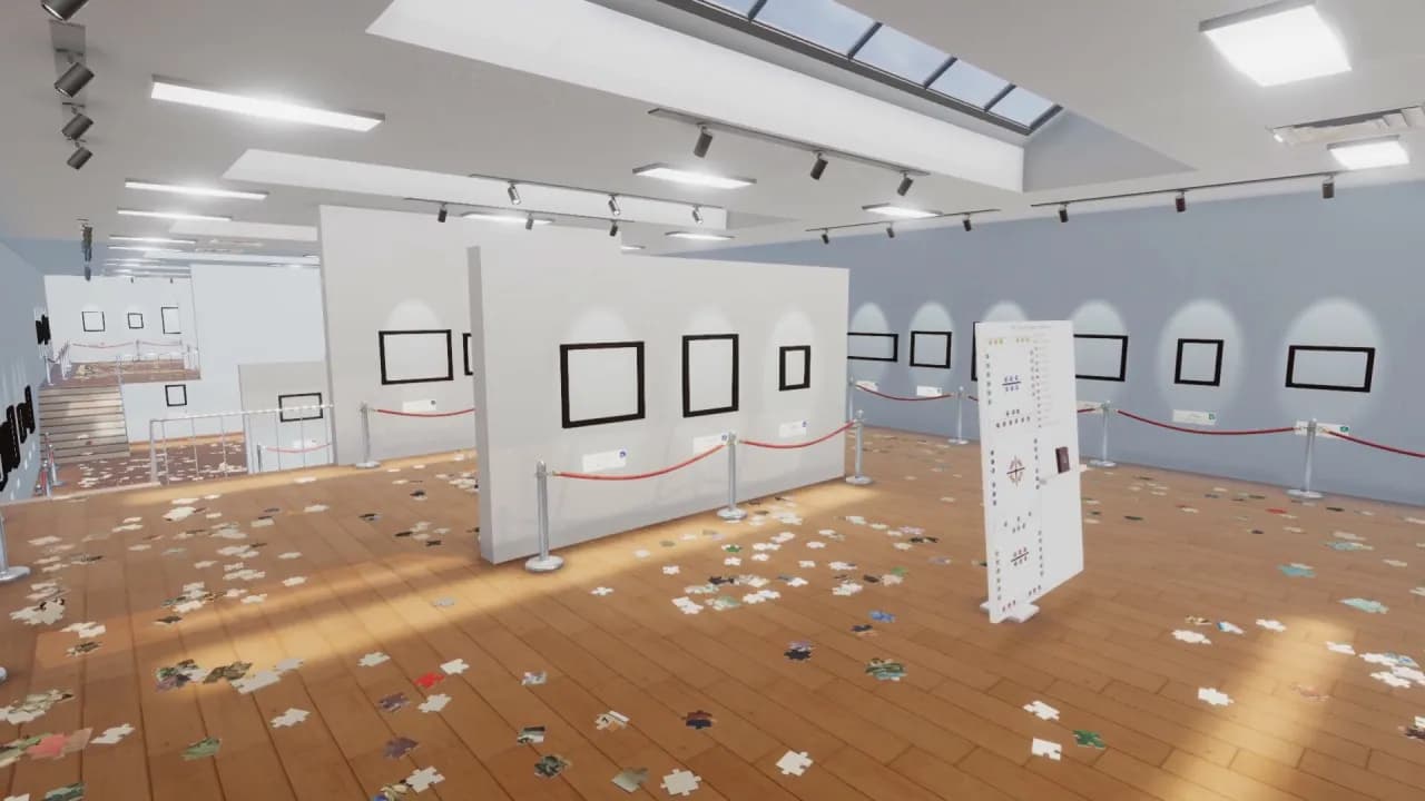 Cleaning Up The Puzzle Gallery — скриншот 1