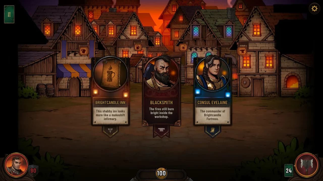 Dawncaster | The RPG Cardventure — скриншот 3