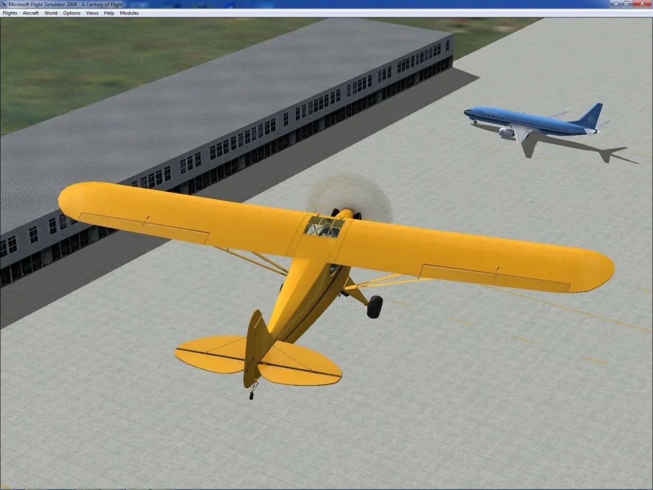 Microsoft Flight Simulator 2004 - A Century of Flight — скриншот 6