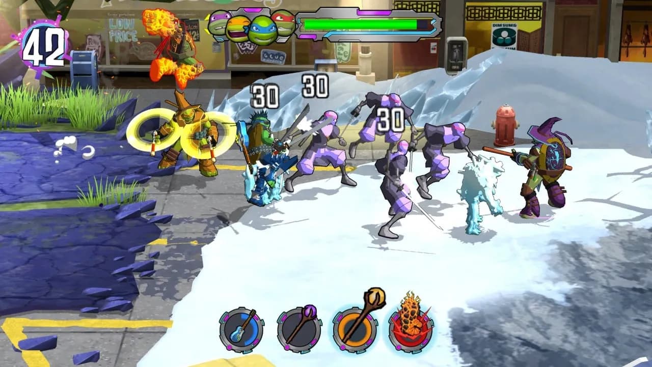 Teenage Mutant Ninja Turtles: Portal Power (игра) — скриншот 10