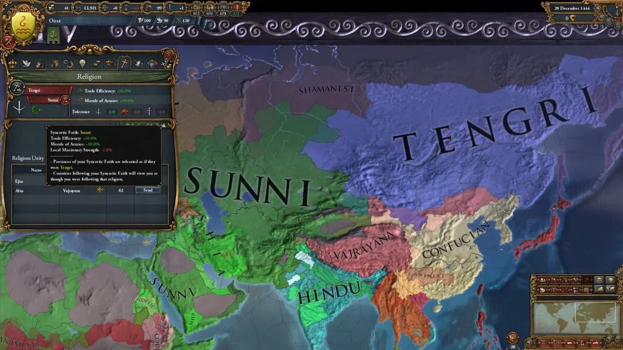 Expansion - Europa Universalis 4: The Cossacks — скриншот 1