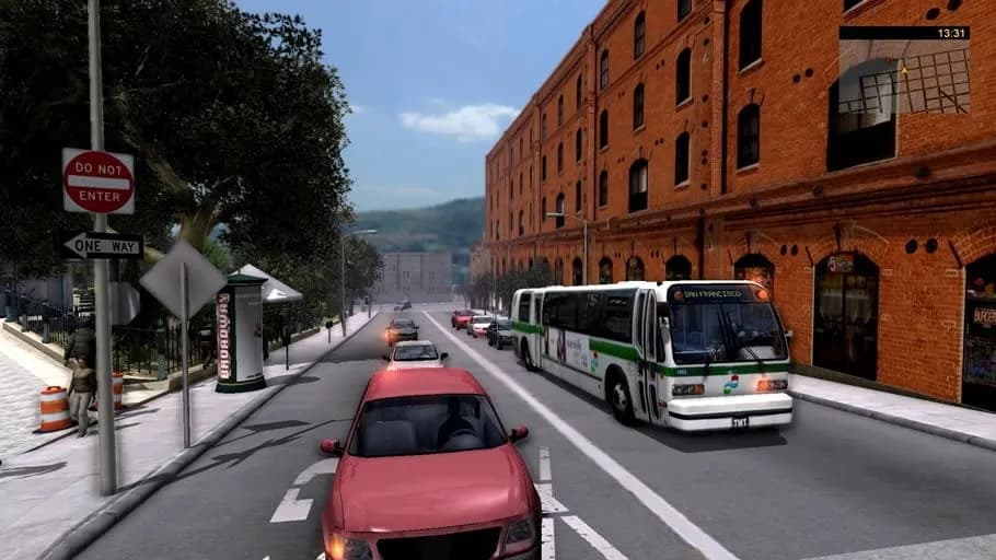 Bus & Cable Car Simulator: San Francisco — скриншот 8