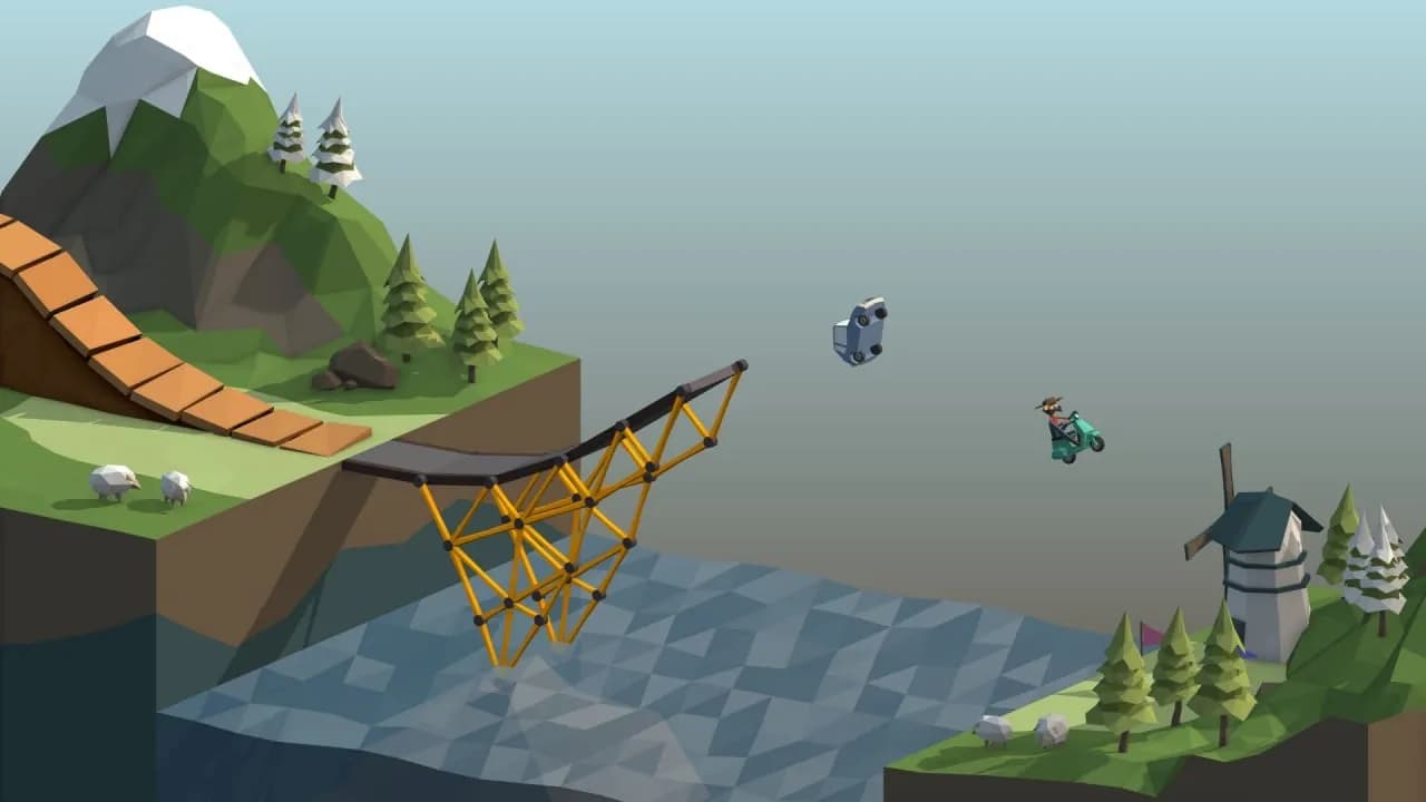 Poly Bridge — скриншот 1