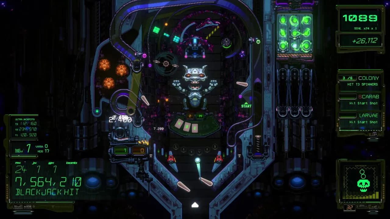 XENOTILT: HOSTILE PINBALL ACTION — скриншот 2