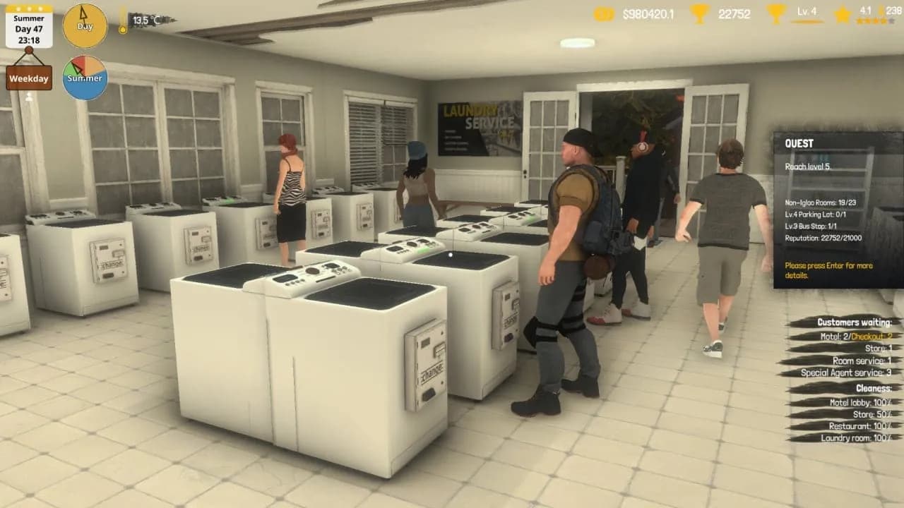 Arctic Motel Simulator — скриншот 12