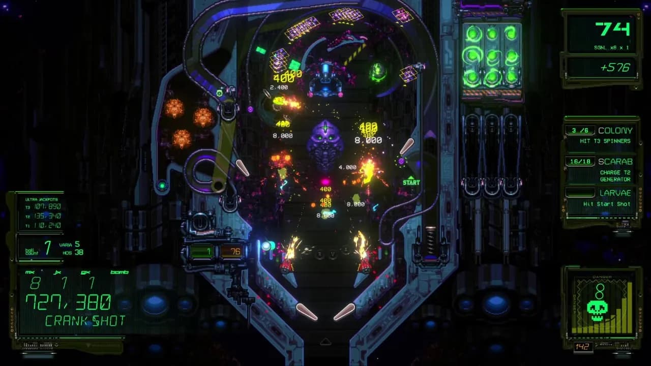 XENOTILT: HOSTILE PINBALL ACTION — скриншот 8