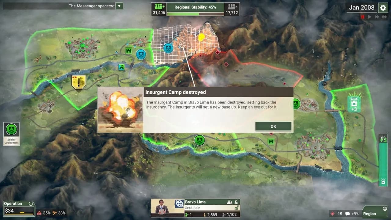 Rebel Inc: Escalation — скриншот 2