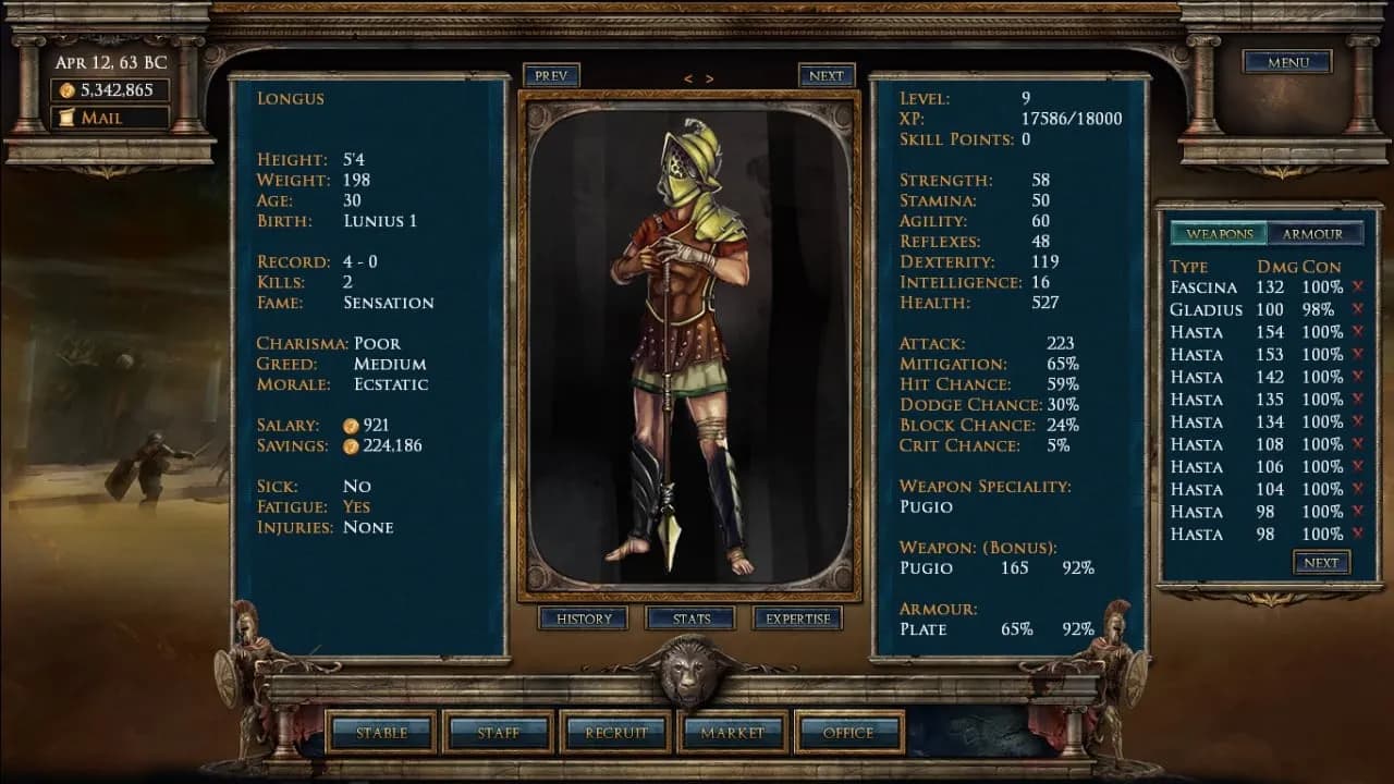 Age of Gladiators — скриншот 2