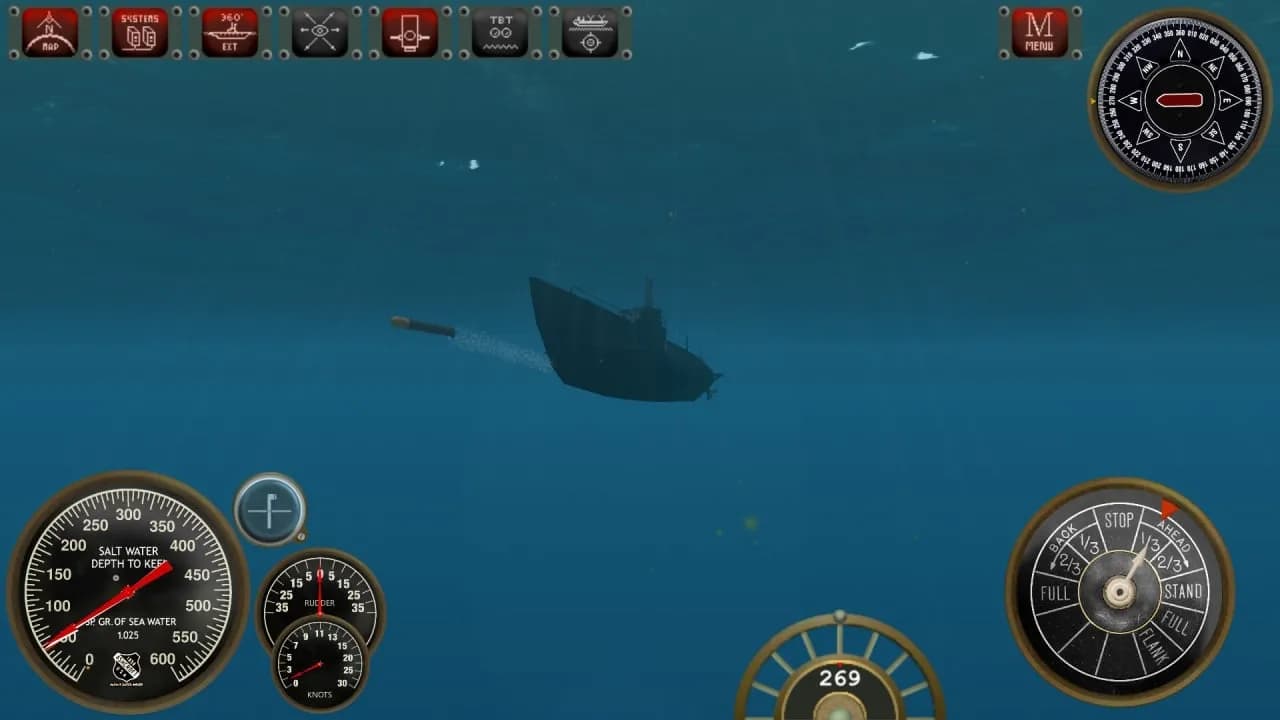 Silent Depth 3D Submarine Simulation — скриншот 6