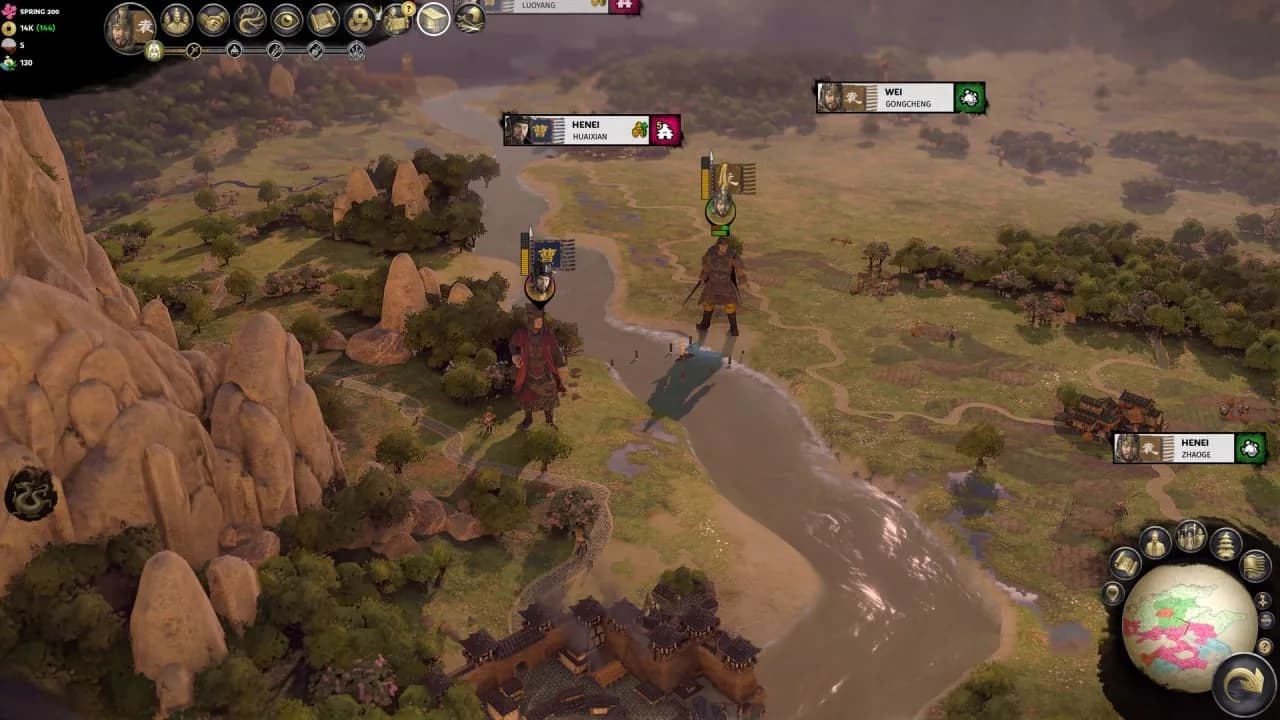Total War: THREE KINGDOMS - Fates Divided — скриншот 1