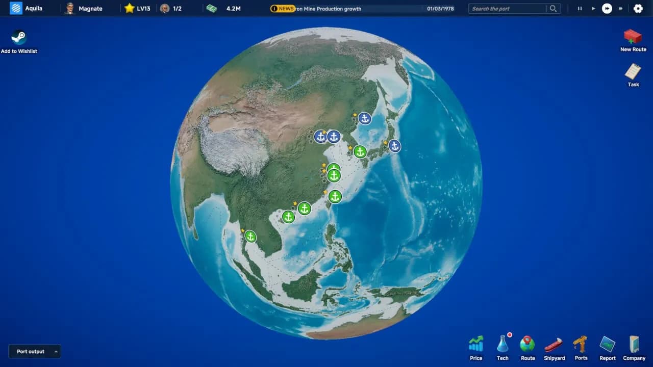 Global Magnates: Shipping Tycoon — скриншот 1
