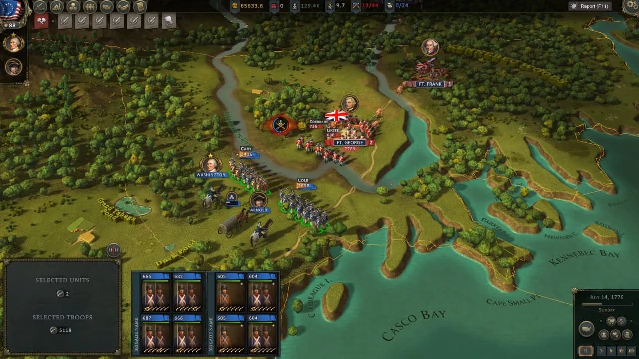 Ultimate General: American Revolution — скриншот 2