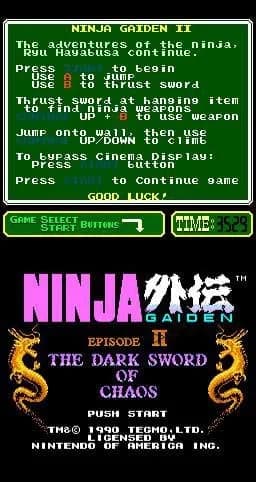 Ninja Gaiden - Дилогия — скриншот 2