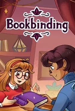 Обложка Bookbinding Dark Cozy Sim