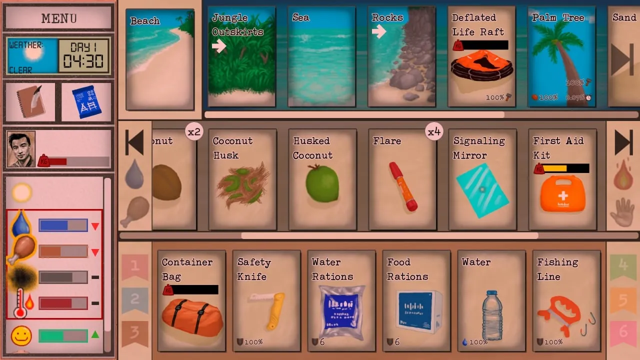 Card Survival: Tropical Island — скриншот 1