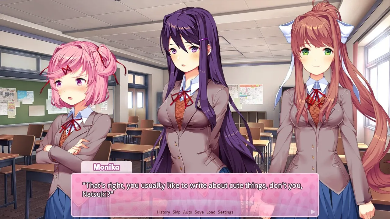 Doki Doki Literature Club! — скриншот 1