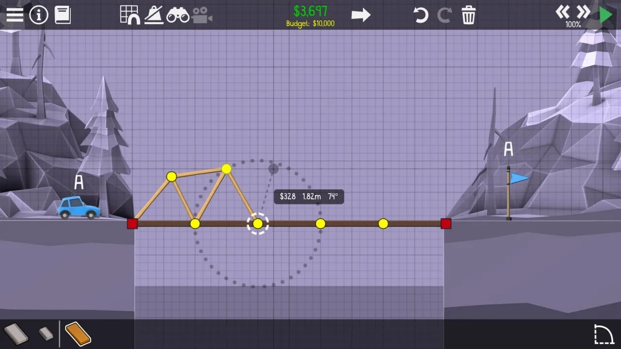 Poly Bridge 2 — скриншот 1
