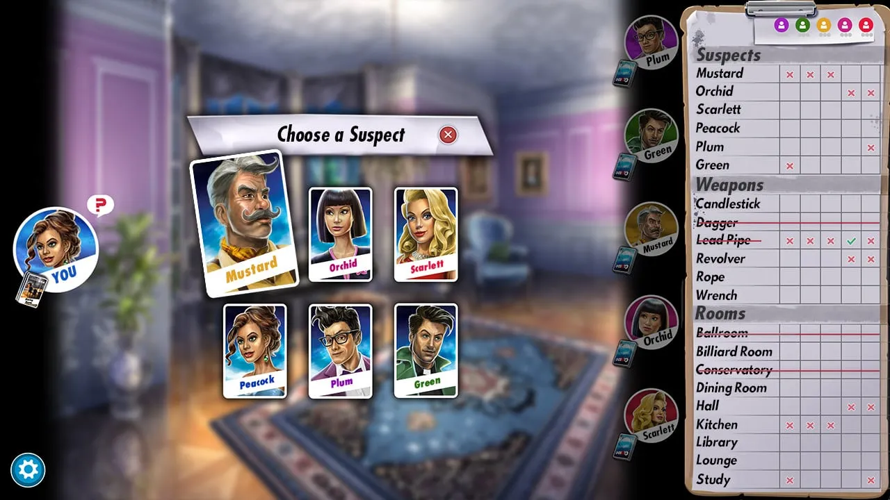 Clue/Cluedo: The Classic Mystery Game — скриншот 1