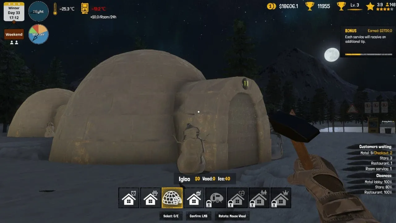 Arctic Motel Simulator — скриншот 1