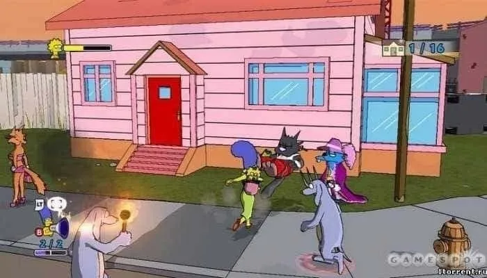 The Simpsons Game — скриншот 1