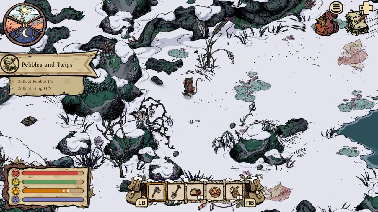 Winter Burrow — скриншот 1