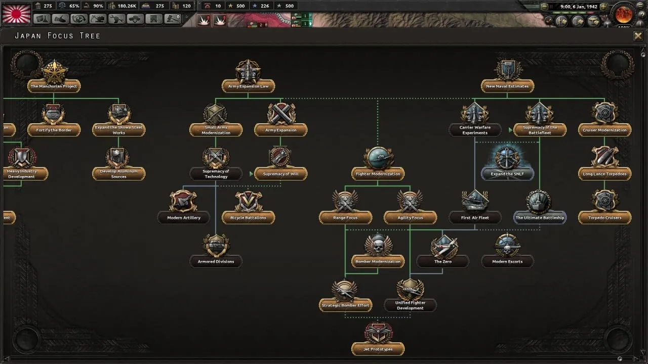 Hearts of Iron 4: Waking the Tiger — скриншот 1