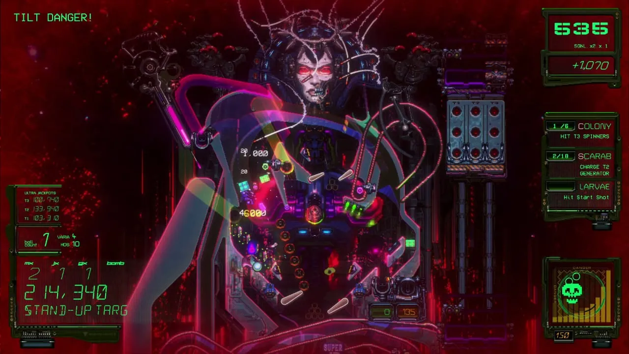 XENOTILT: HOSTILE PINBALL ACTION — скриншот 1