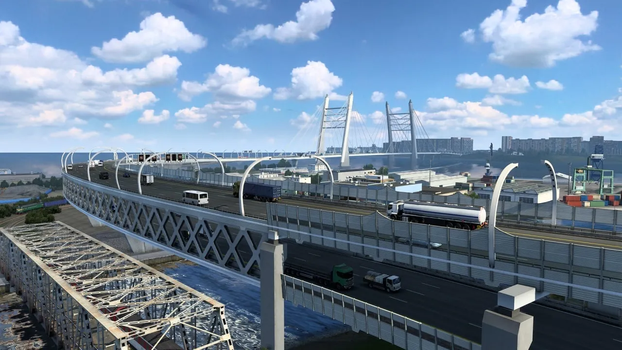 Euro Truck Simulator 2 - Beyond the Baltic Sea — скриншот 1