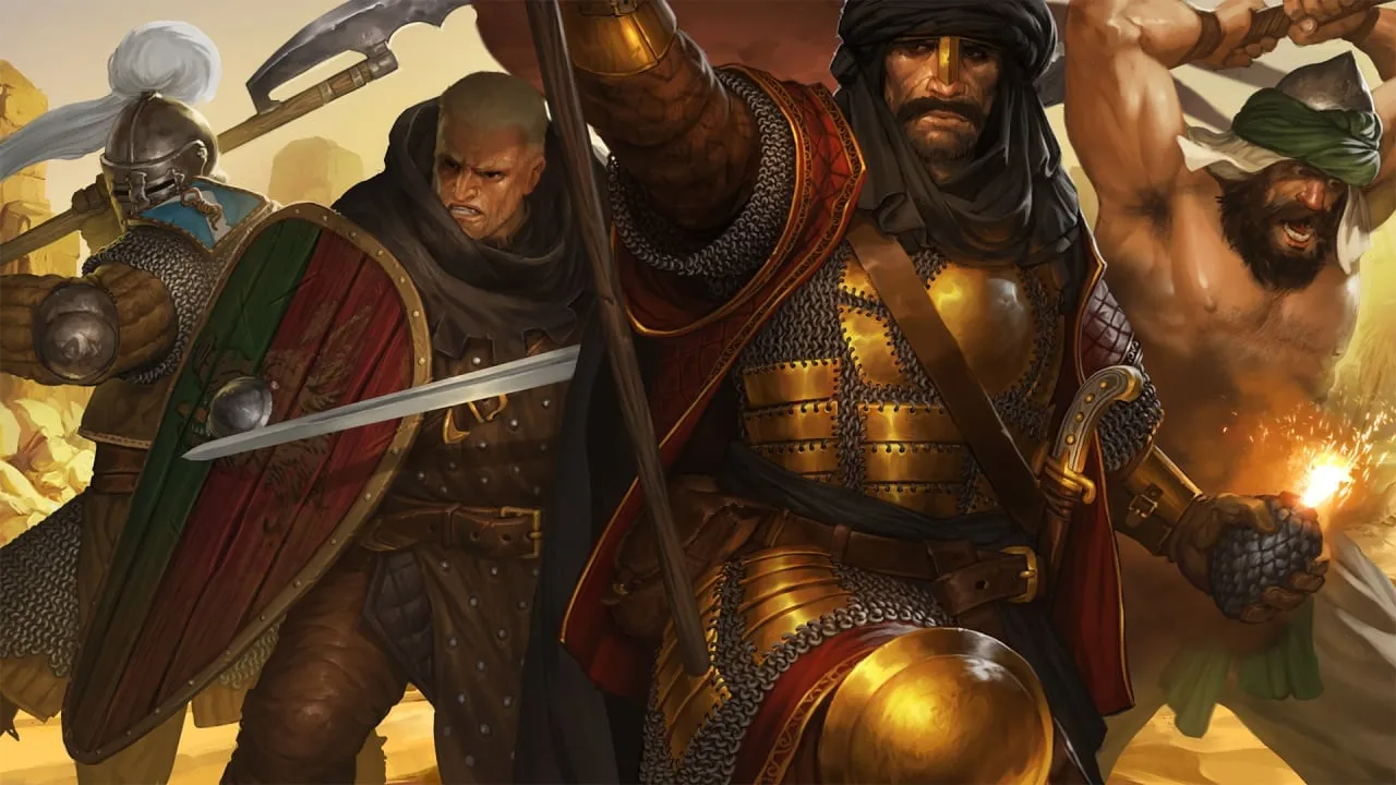 Battle Brothers Blazing Deserts — скриншот 1