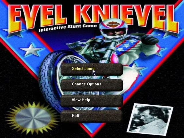 Evel Knievel Interactive Stunt Game — скриншот 1