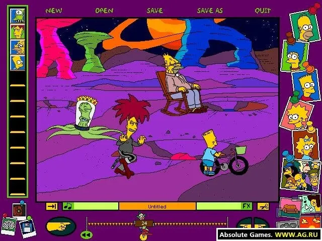 The Simpsons Cartoon Studio — скриншот 1