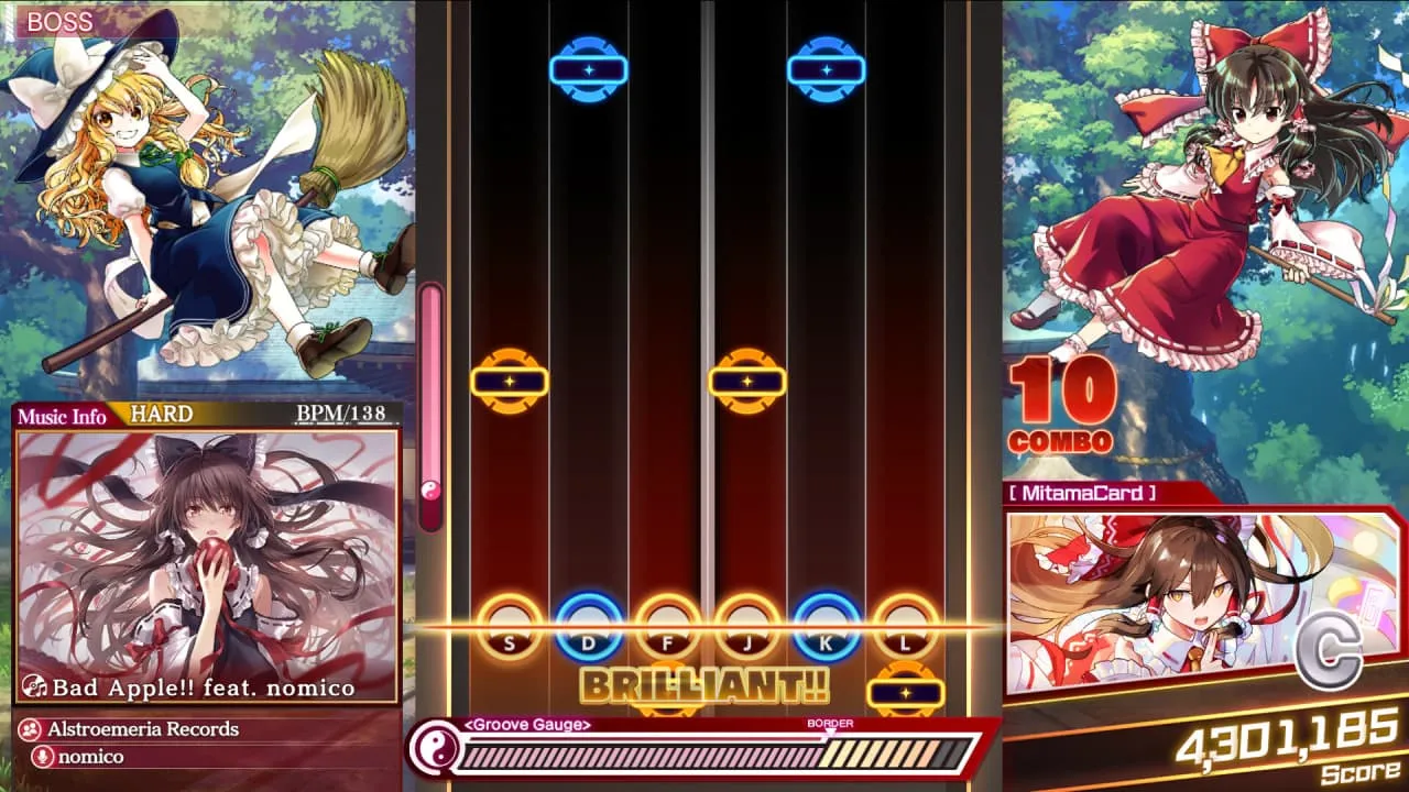 Touhou Danmaku Kagura Phantasia Lost — скриншот 1