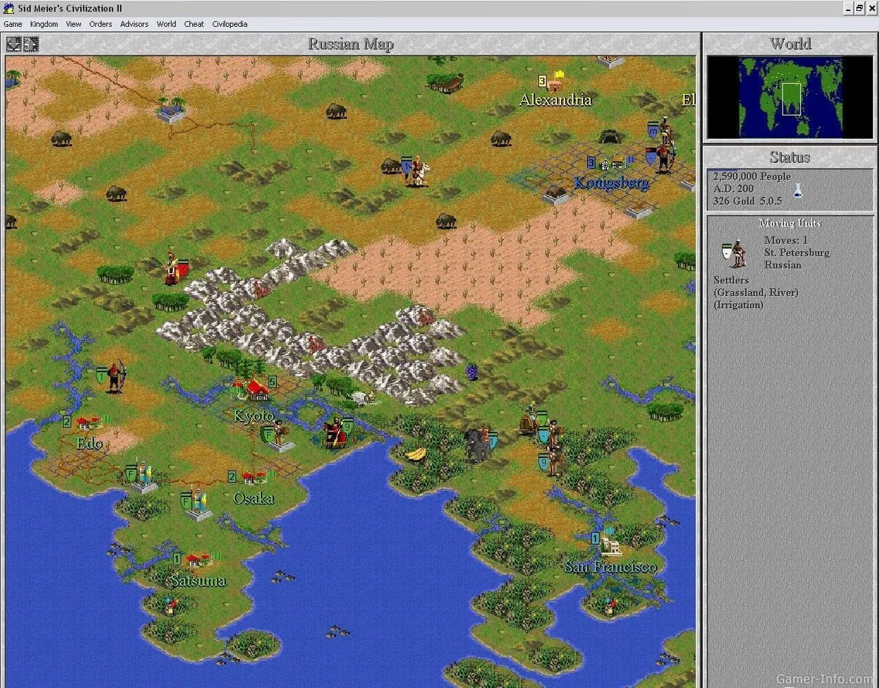 Sid Meier's Civilization 2 — скриншот 1