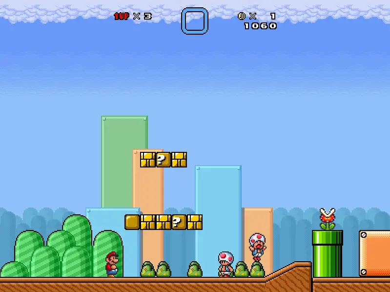 Super Mario Bros X — скриншот 1