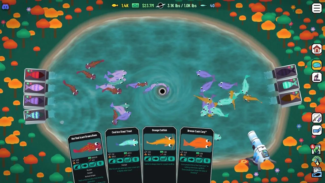 Black Hole Fishing — скриншот 1