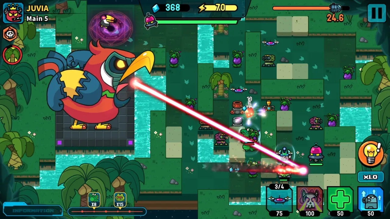 Broken Universe - Tower Defense — скриншот 1