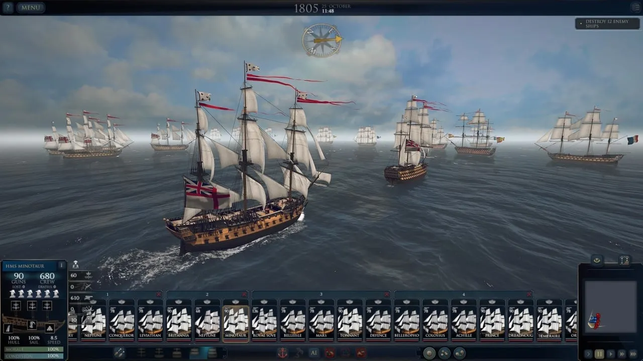 Ultimate Admiral: Age of Sail — скриншот 1