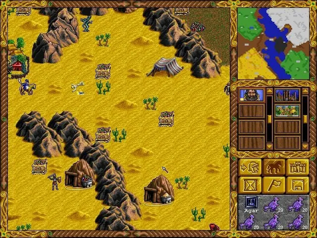 Heroes of Might and Magic (Герои 1) — скриншот 1