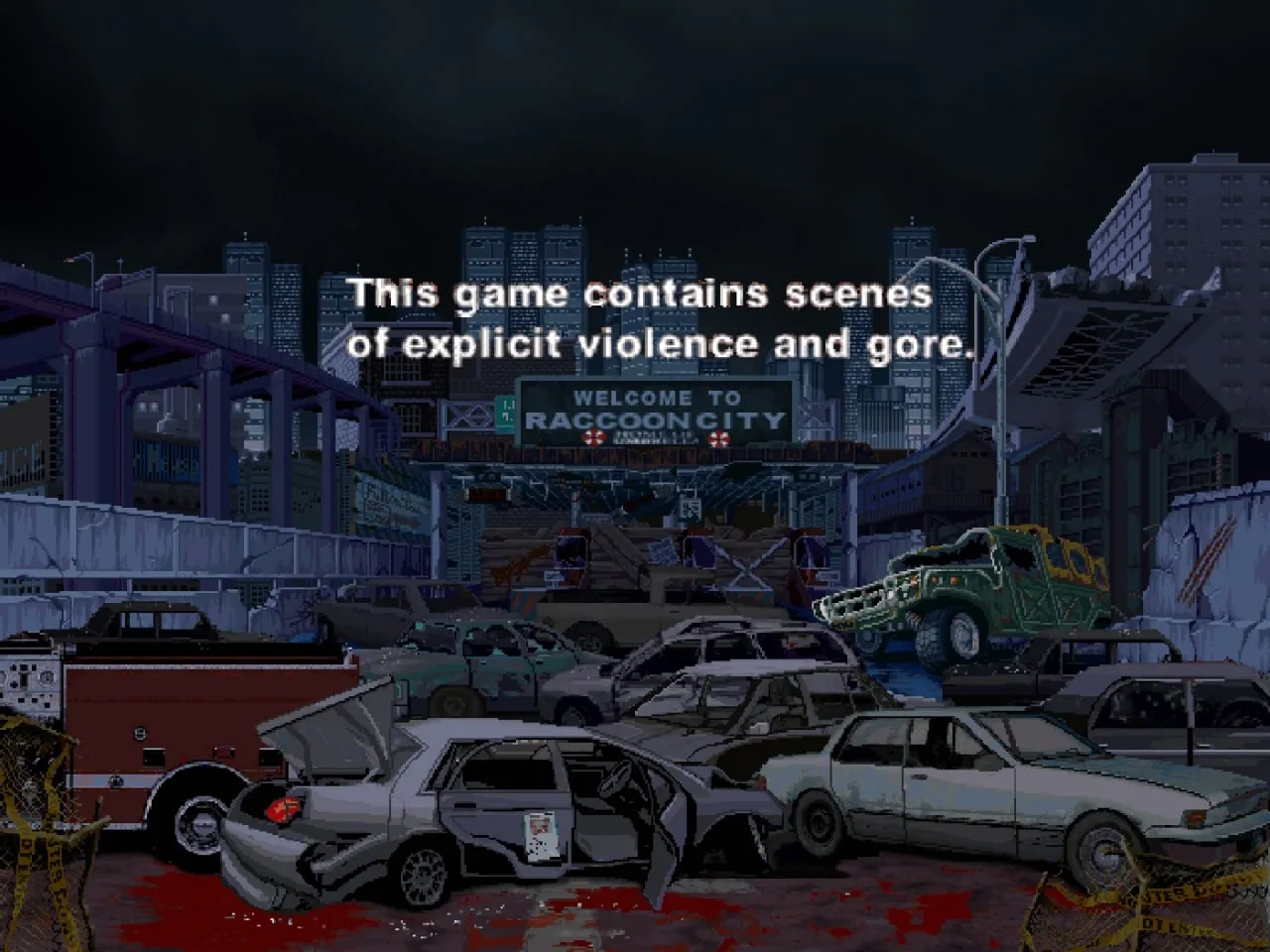 MUGEN Resident Evil — скриншот 1